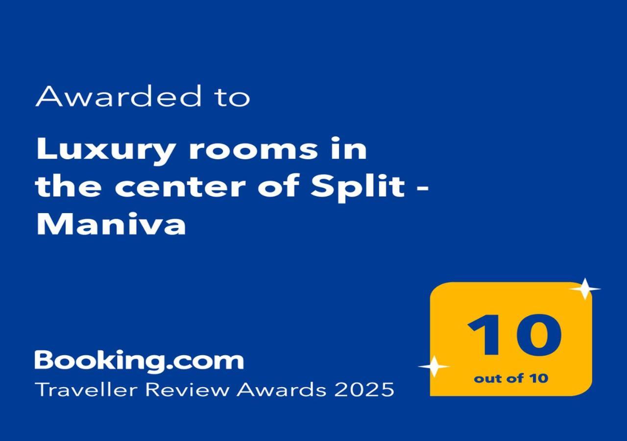 Luxury Rooms In The Center Of Split - Maniva Kültér fotó
